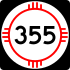 State Road 355 marker