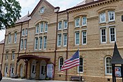 Newberry Opera House in Newberry, South Carolina, U.S. This is an image of a place or building that is listed on the National Register of Historic Places in the United States of America. Its reference number is 69000171.