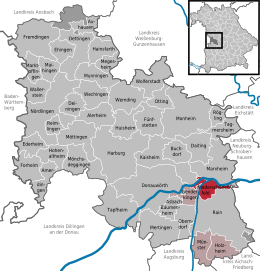 Niederschönenfeld - Localizazion