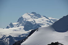 Nordend and Dufourspitze Nordend and Dufourspitze (15078639650).jpg