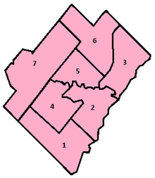 Map of Oakville's wards to be used in this election. Oakville ward map 2018.png