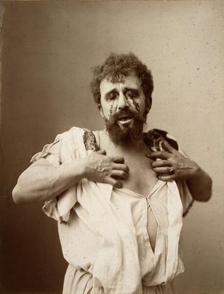 Louis Bouwmeester as Oedipus in a Dutch production of Oedipus Rex, c. 1896