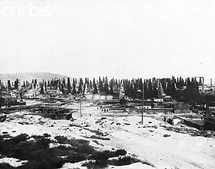 Oil Field in Baku, Azerbaijan, 1926