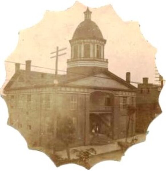 The old Greene County Courthouse in Greeneville, where the East Tennessee Convention met in June 1861