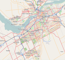 Map of Highway 417 through Ottawa OntHwy417Ottawa.svg