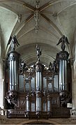 Organ of church Saint Etienne du Mont in Paris