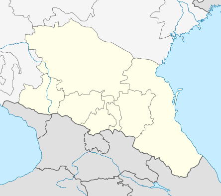 Location map Урысей Ишхъэрэ Къаукъаз Федерал Куей