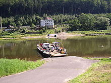 The Dolní Žleb Ferry