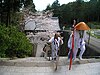 Pilgrims at Kumataniji Temple in Awa