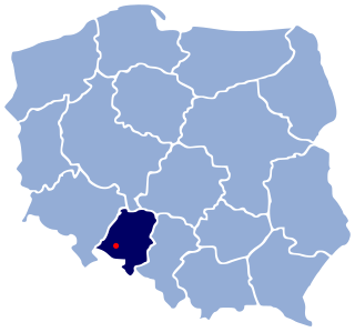 Розташування міста Корфантув