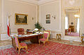 The office of the president at the Presidential Palace in Warsaw