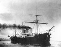 1902年の「パーミャチ・アゾーヴァ」。船首にゲオルギイ十字が見える。