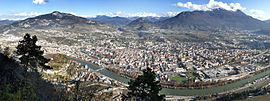 Trento - Monte Calisio'dan panorama