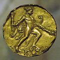 Dionysos sur une phalère d'or