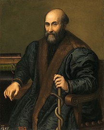 Pietro Manna Cremonako medikua Lucia Anguissolak margotua,1557-1560 ingurukoa