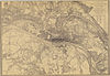 100px plan topographique de la ville de lyon et de ses environs 1847 rotated
