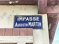 Thumbnail for File:Plaque Impasse Augustin Martin, Nantes-2024.jpg