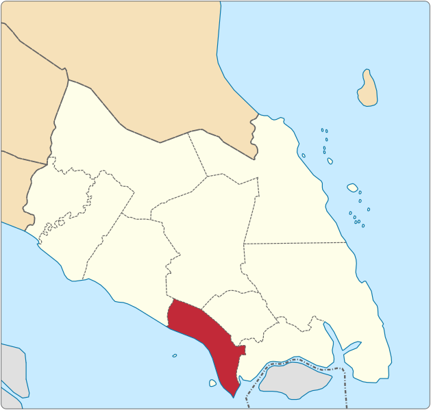 File:Pontian highlighted in Johor, Malaysia.svg