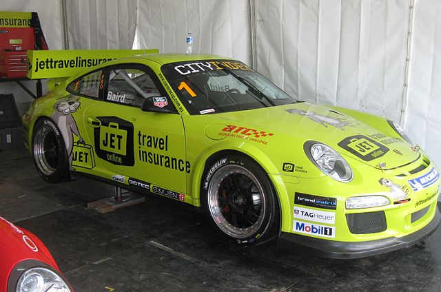 Baird won the 2012 Australian Carrera Cup Championship in this Jet Travel Insurance entry.
