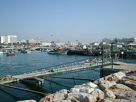 The fishing port at Quarteira