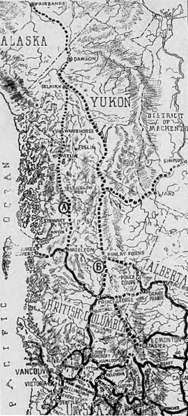 File:Proposed Alaska Hwy routes 1938.png