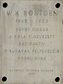 Wilhelm Röntgen, Röntgen utca 1.