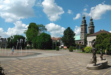 Radlin Biertułtowy, main square