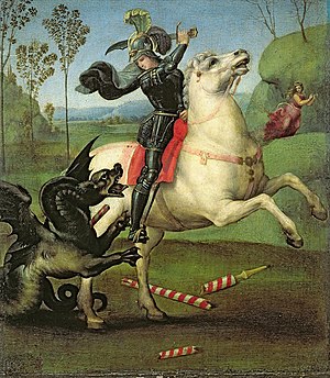 Raphael - Saint George Ejderhayla Savaşıyor.jpg