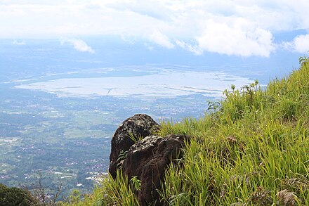 The landscape from Mount Ungaran