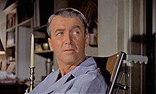 Actor James Stewart's performance in the film Rear Window (1954) inspired Madonna when writing "The Look of Love". Rearwindow trailer 1.jpg