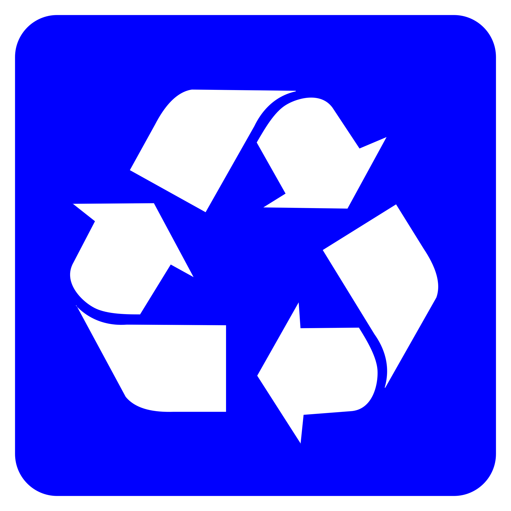 File:Recycling symbol, white on blue.svg - Wikipedia