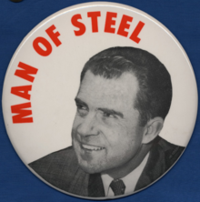 1960 Nixon campaign button Richard Nixon 1960 Campaign Button.png