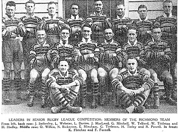 Image: Richmond Rovers 1937