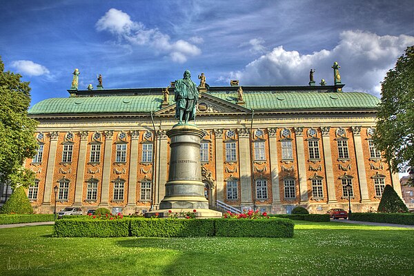 The Swedish House of Nobility in Stockholm, Sweden.