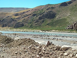 Río Grande (Mendoza) River in Mendoza, Argentina