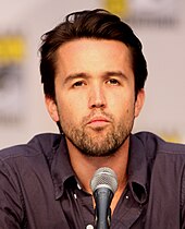 Rob McElhenney portrays Elder Harmon Rob McElhenney by Gage Skidmore.jpg