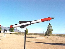 Roland-Rakete im White Sands Missile Range Museum