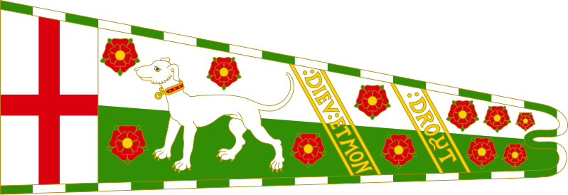 File:Royal Standard of Henry VII of England (Greyhound and Roses of Lancaster).svg