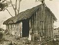 First office, erected 1836 at Kingscote, Kangaroo Island. (c. 1870)