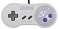 SNES controller from the front.