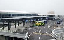 Airport express shuttle bus station