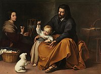 Bartolomé Esteban Murillo, Swěta familija, cirka 1650