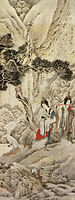 Sakaki Hyakusen 2 chinese ladies by a stream.jpg