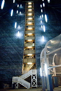 Salina Turda heritage site in Cluj County, Romania