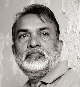 Samir Mondal at his studio in Mumbai