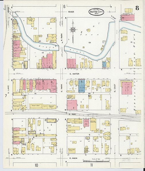 File:Sanborn Fire Insurance Map from Boyne City, Charlevoix County, Michigan. LOC sanborn03933 003-8.jpg