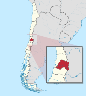 Сантьяго өлкәһе на карте