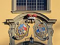* Nomination Coat of arms in the portal of the Catholic monastery church Mariae Geburt in the monastery village in Scheinfeld --Ermell 21:11, 16 April 2021 (UTC) * Promotion  Support Good quality. --Tournasol7 21:20, 16 April 2021 (UTC)