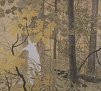 白狐（びゃっこ）（1918年、東京国立博物館）