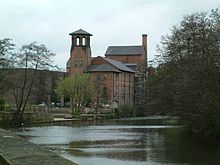 Derby Silk Mill is part of the Derwent Valley Mills World Heritage Site Silkmill1.jpg